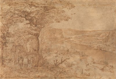 Paesaggio con pellegrini da Pieter Bruegel the Elder