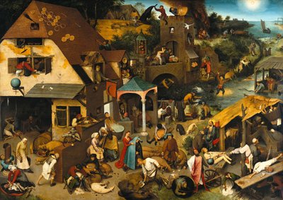 Proverbi Fiamminghi, 1559 da Pieter Bruegel the Elder