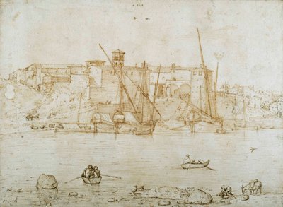 Veduta della Ripa Grande, Roma da Pieter Bruegel the Elder