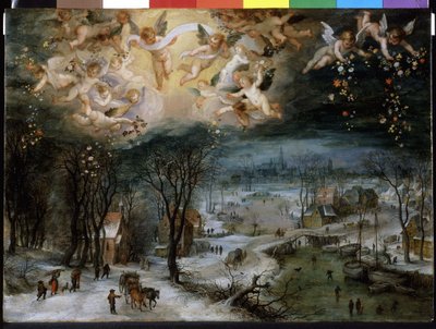 Paesaggio invernale - di Pieter Bruegel il Vecchio (1525/30 - 1569) da Pieter Bruegel the Elder