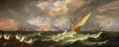 Una brezza fresca nel Mediterraneo, fine XVII secolo da Pieter the Younger (1637 1701) Mulier