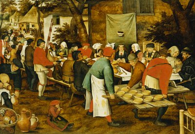 Festa di nozze contadina, 1630 da Pieter Brueghel the Younger