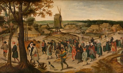 Un corteo nuziale da Pieter the Younger Brueghel