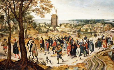 Un corteo nuziale da Pieter Brueghel the Younger