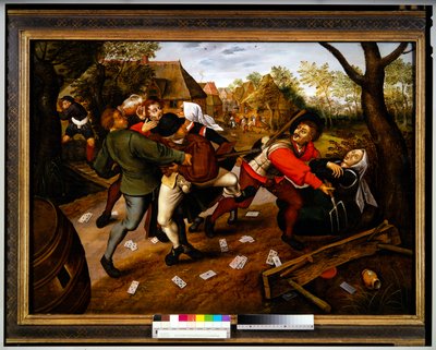 Giocatori che Litigano da Pieter the Younger Brueghel