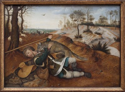 Buon pastore. Dipinto di Pieter Brueghel II da Pieter the Younger Brueghel
