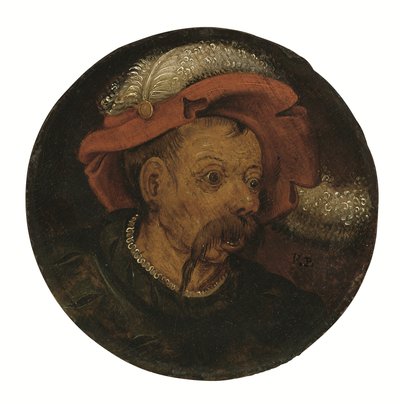 Testa di un lanzichenecco da Pieter the Younger Brueghel