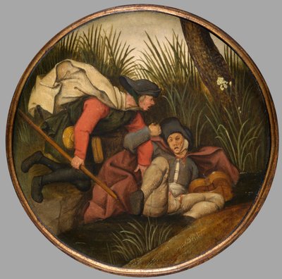 Se il cieco guida il cieco, entrambi cadranno nel fosso, c.1594 da Pieter the Younger Brueghel