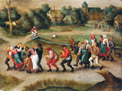 Pellegrinaggio di epilettici a Molenbeek da Pieter the Younger Brueghel