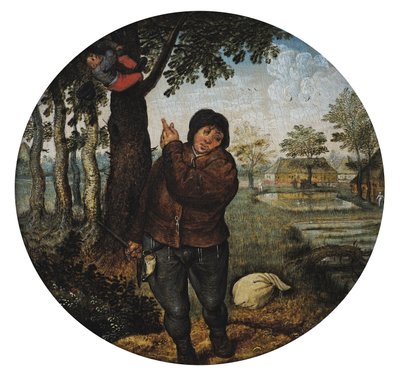 Rubare il nido degli uccelli da Pieter Brueghel the Younger