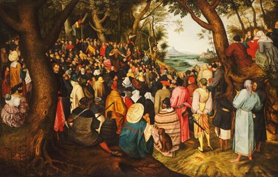 San Giovanni Battista che predica nel deserto, c.1633-50 da Pieter Brueghel the Younger