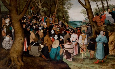 Sermone di San Giovanni Battista da Pieter the Younger Brueghel