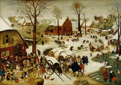 Il Censimento a Betlemme da Pieter the Younger Brueghel