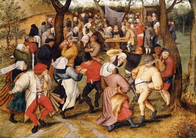 La danza nuziale da Pieter Brueghel the Younger