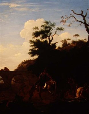 La piscina, c.1636 da Pieter van Laar