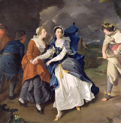 Mrs Cibber (1714-66) come Cordelia da Pieter van Bleeck