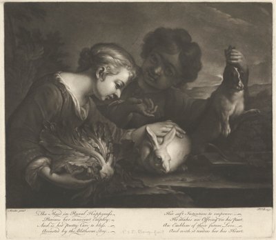 La fanciulla nella felicità rurale da Pieter van Bleeck