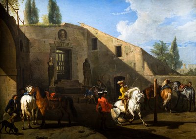 Il Maneggio da Pieter van Bloemen