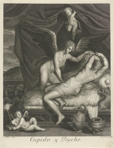 Cupido e Psiche da Pieter van Gunst