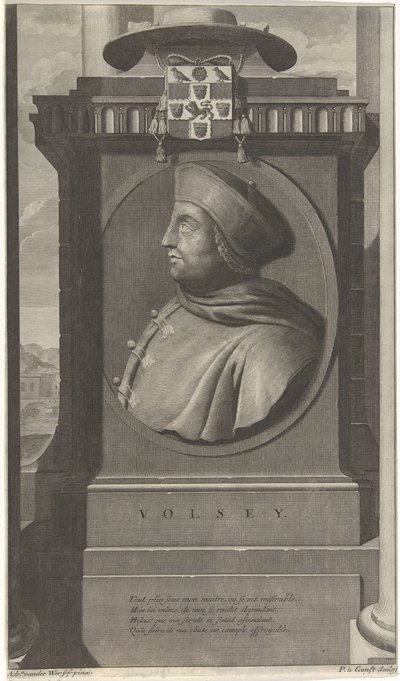 Ritratto del cardinale Wolsey da Pieter van Gunst