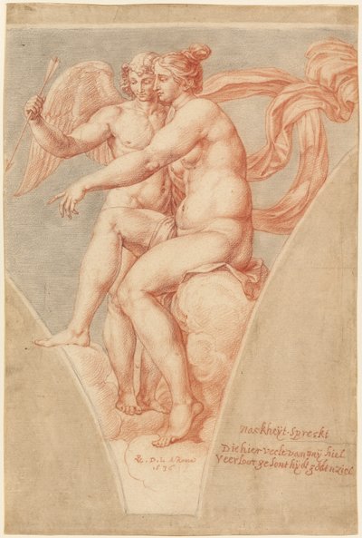 Venere e Cupido (dopo Raffaello) da Pieter van Lint