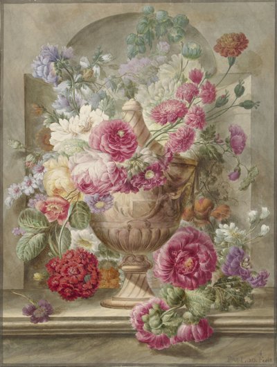 Vaso con fiori da Pieter van Loo