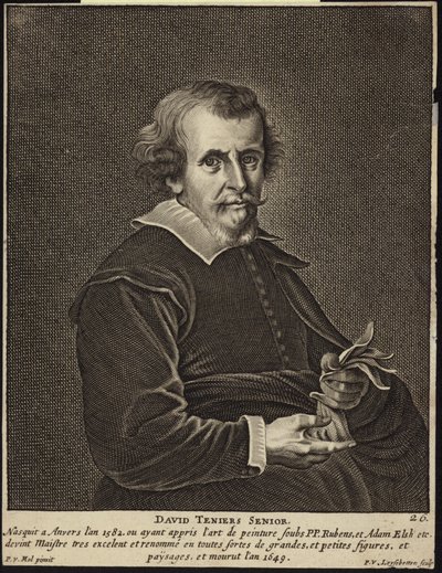 Ritratto di David Teniers il Vecchio da Pieter van Mol