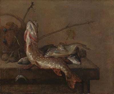 Natura morta con pesce da Pieter van Noort
