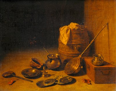 Utensili da cucina - Utensili da cucina ... da Pieter van den (c.1613 c.73) Bosch