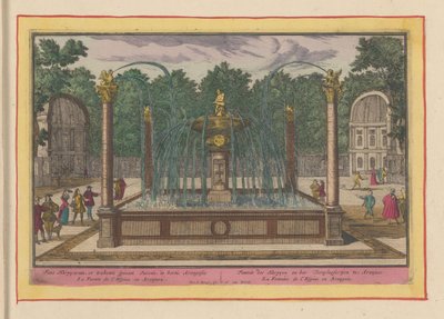 Fontana del tiratore di spine nei giardini del Palazzo Reale di Aranjuez da Pieter van den Berge