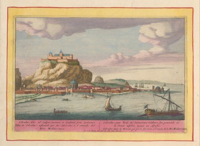 Veduta di Gibilterra da Pieter van den Berge