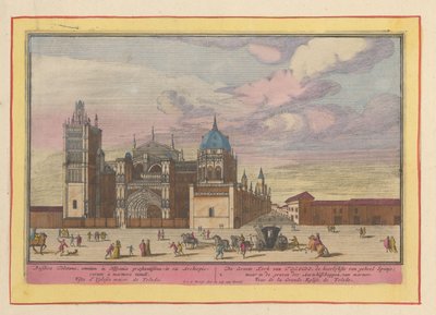 Veduta della cattedrale di Toledo da Pieter van den Berge