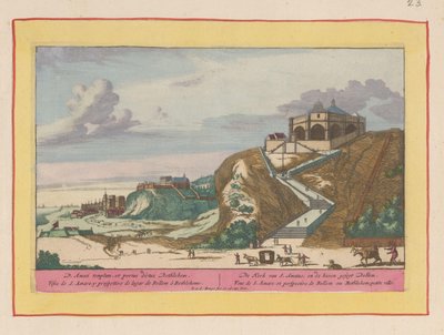 Vista della chiesa di Santo Amaro vicino a Lisbona da Pieter van den Berge