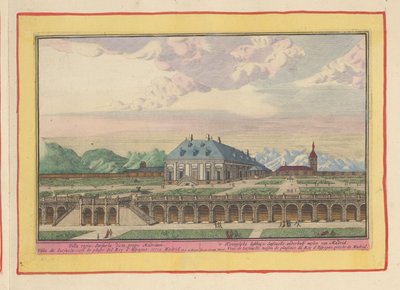 Palazzo di caccia Zarzuela fuori Madrid da Pieter van den Berge