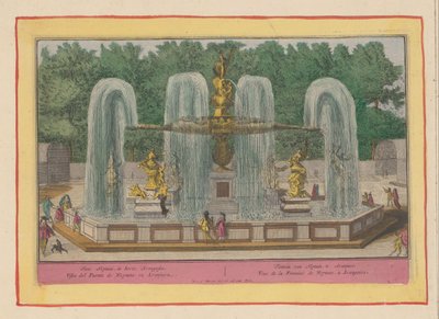 Fontana di Nettuno ad Aranjuez da Pieter van den Berge