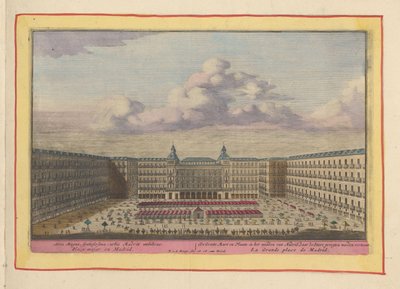 Plaza Mayor a Madrid da Pieter van den Berge