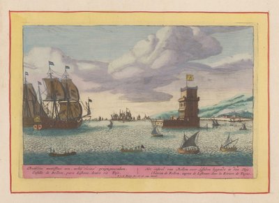 Torre di Belém nel fiume Tago da Pieter van den Berge