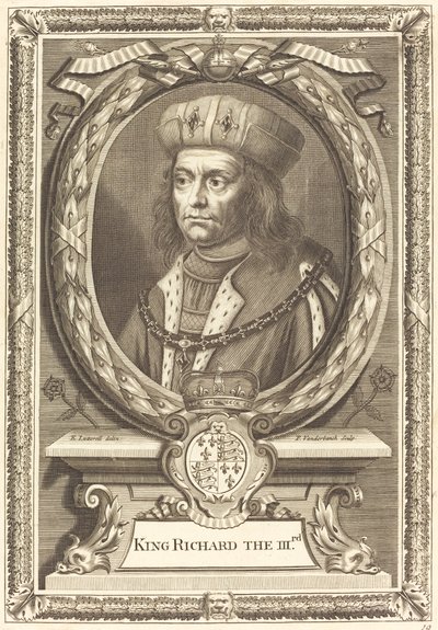 Re Riccardo III da Pieter van der Banck after Edward Lutterell