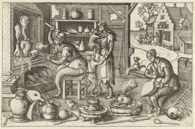 Alchimista da Pieter van der Borcht (I)