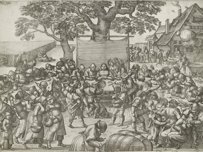 Matrimonio contadino da Pieter van der Borcht (I)