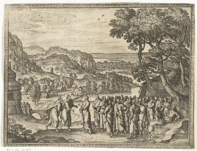 Cristo risponde ai discepoli di Giovanni da Pieter van der Borcht (I)