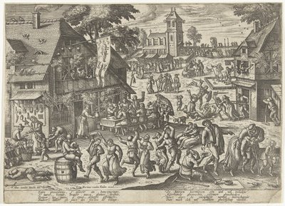 Festa della Gilda di San Sebastiano da Pieter van der Borcht (I)