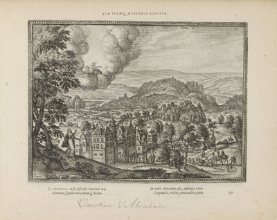 Dio appare ad Abramo da Pieter van der Borcht (I)