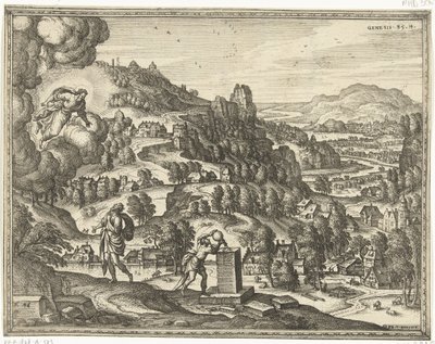 Dio benedice Giacobbe e lo chiama Israele da Pieter van der Borcht (I)