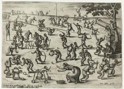 Giochi dei bambini da Pieter van der Borcht (I)