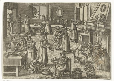 Laboratorio di colletti, Apenspel (serie) da Pieter van der Borcht (I)