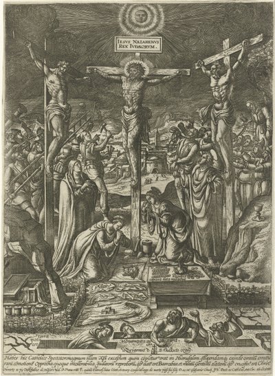 Crocifissione di Cristo da Pieter van der Borcht (I)