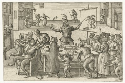 Ciarlatano (Gioco delle scimmie) da Pieter van der Borcht (I)