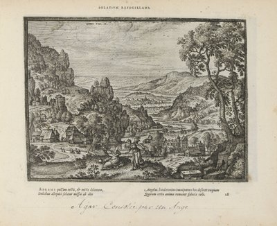 Paesaggio con Agar e l