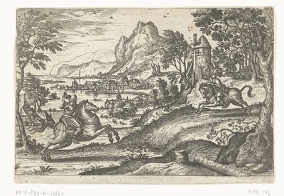 Paesaggio con due cavalieri da Pieter van der Borcht (I)